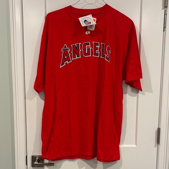 Majestic Mens Angels Tshirt XL - Picture 1 of 4